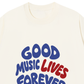 Áo Thun Relaxed Fit Good Music Lives Forever