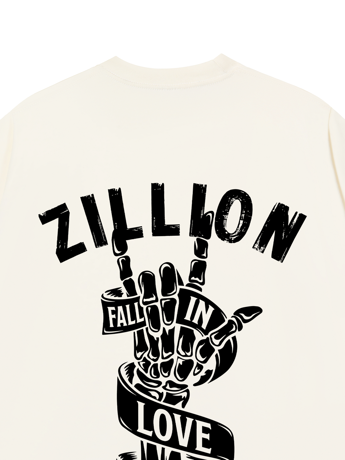 Áo Thun Relaxed Fit Skull Fall In Love