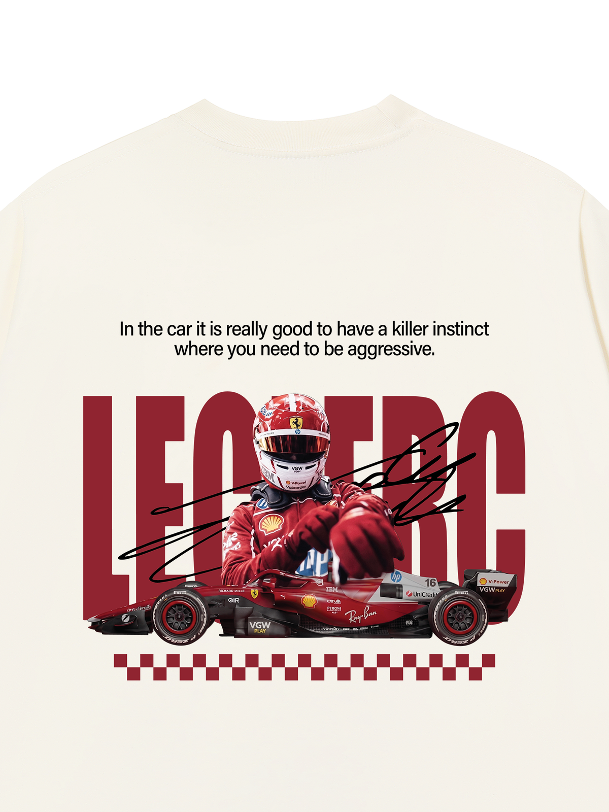 Áo Thun Relaxed Fit Car Leclerc