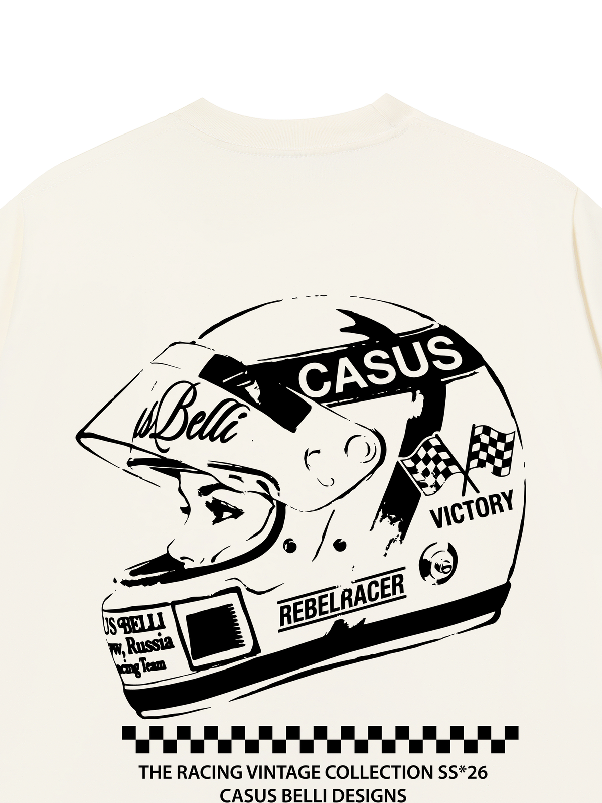 Áo Thun Relaxed Fit Car Racing Vibes