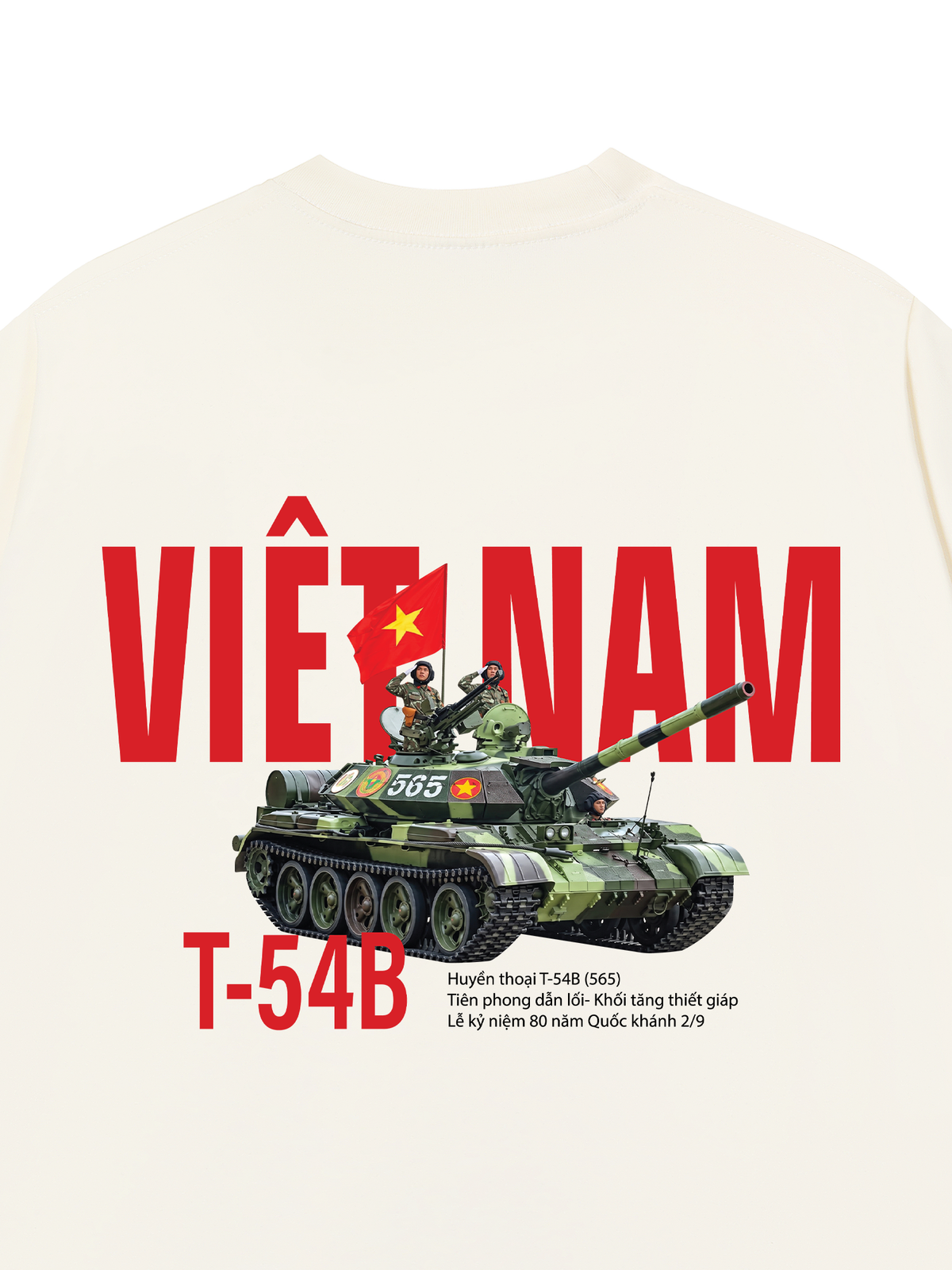 Áo Thun Relaxed Fit Việt Nam T-54B