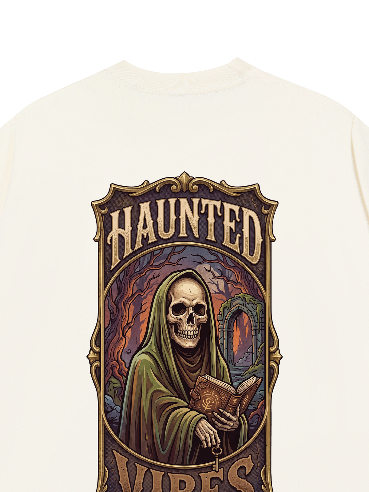 Áo Thun Relaxed Fit Haunted Vibe