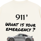 Áo Thun Relaxed Fit Car What Is Your Emergency