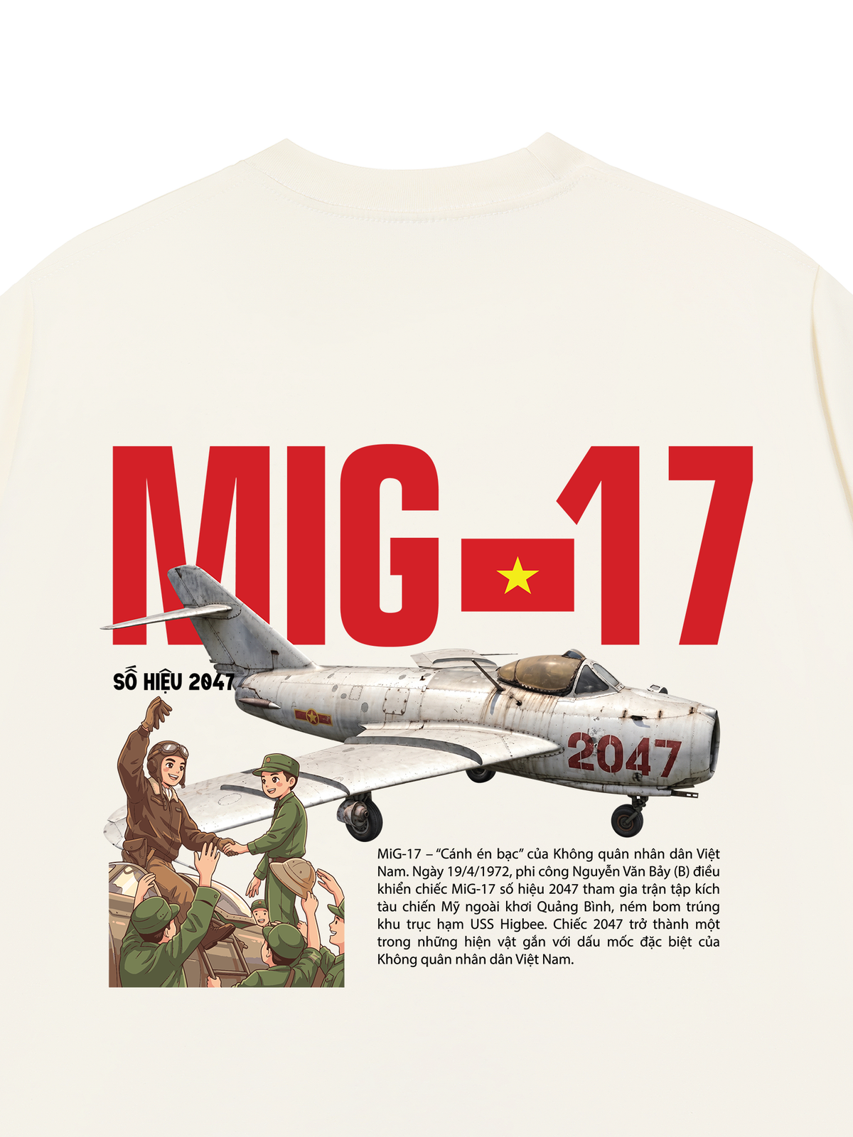 Áo Thun Relaxed Fit Mig-17