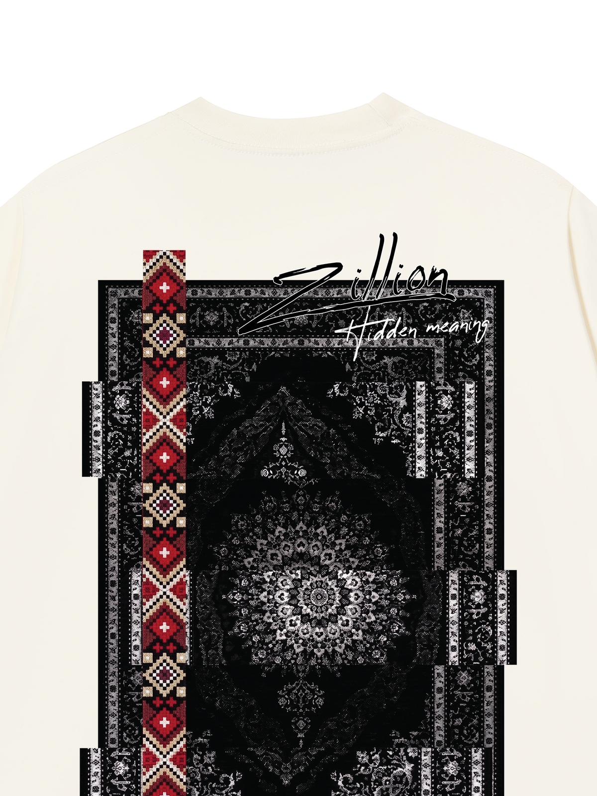 Áo Thun Relaxed Fit Zillion Black Rug