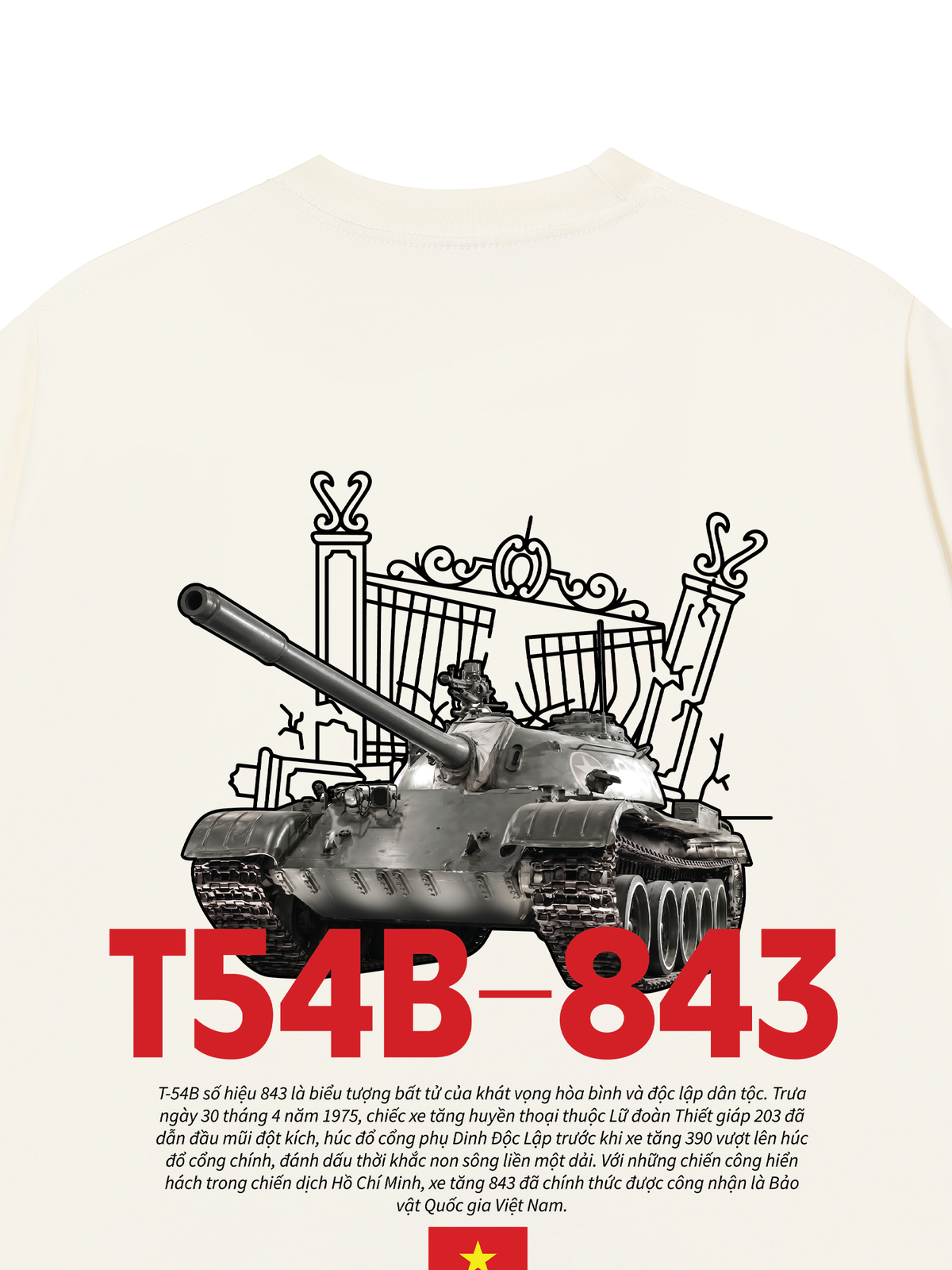 Áo Thun Relaxed Fit Việt Nam T54B-843
