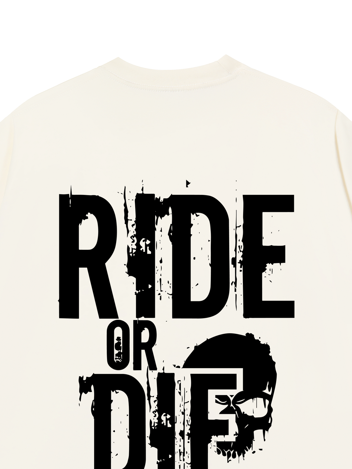 Áo Thun Relaxed Fit Skull Ride Or Die