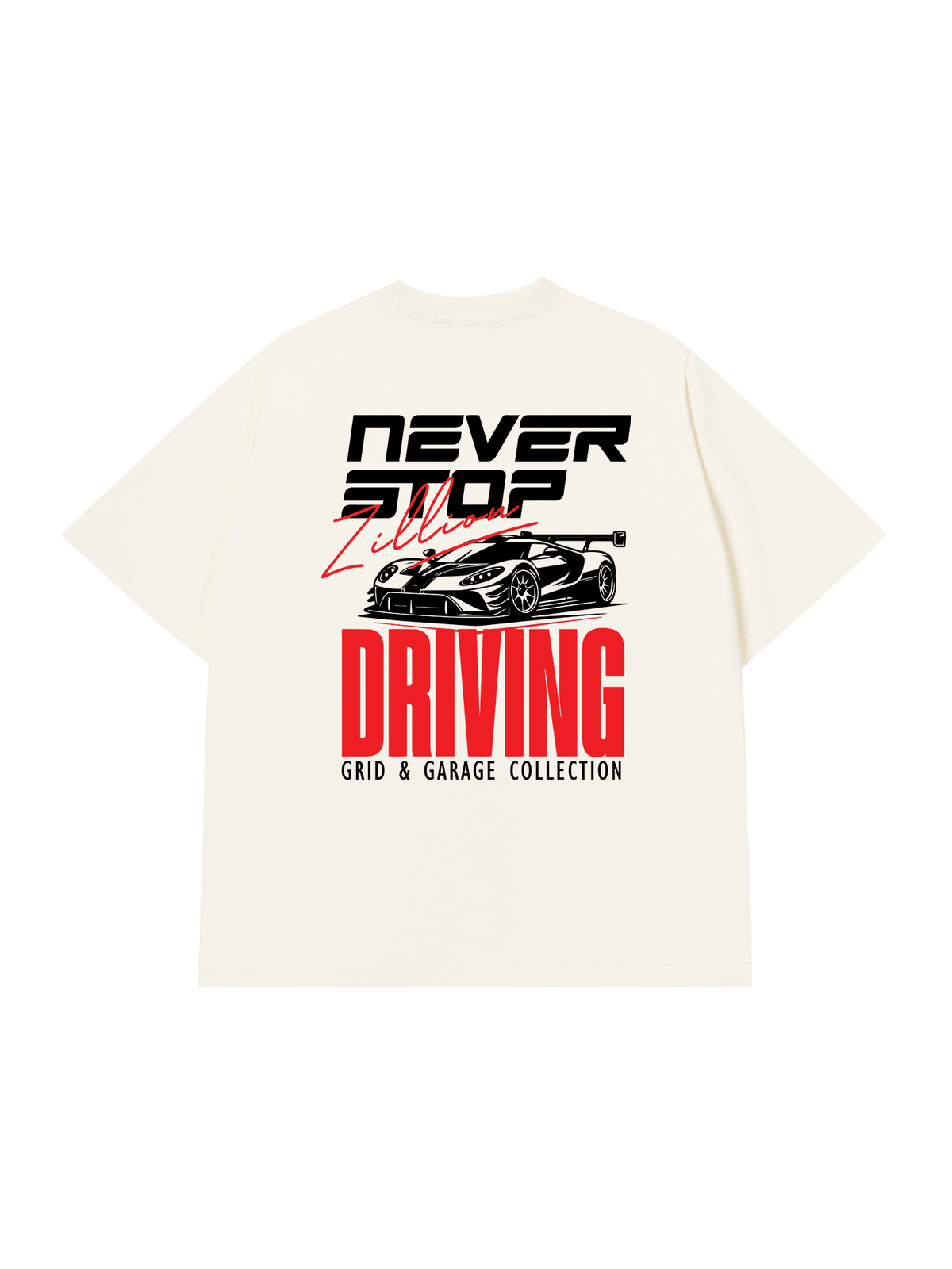 Áo Thun Relaxed Fit Never Stop Driving
