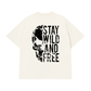 Áo Thun Relaxed Fit Stay Wild And Free