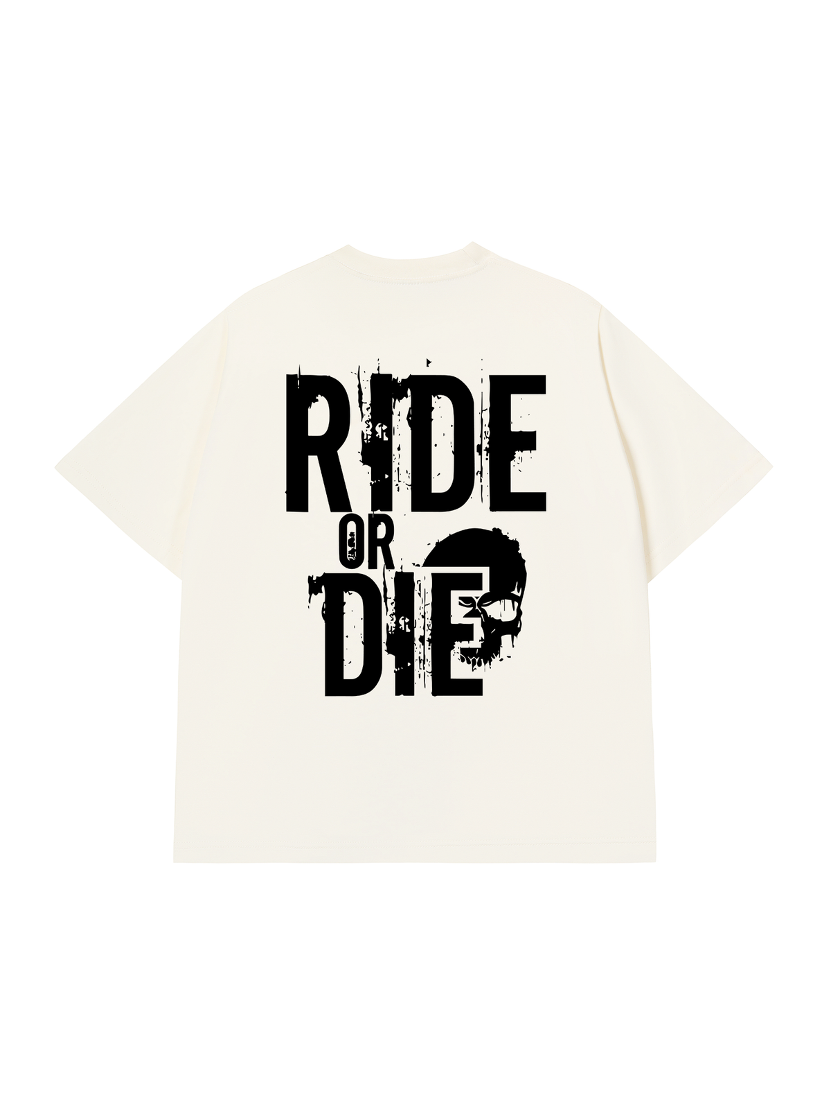 Áo Thun Relaxed Fit Skull Ride Or Die