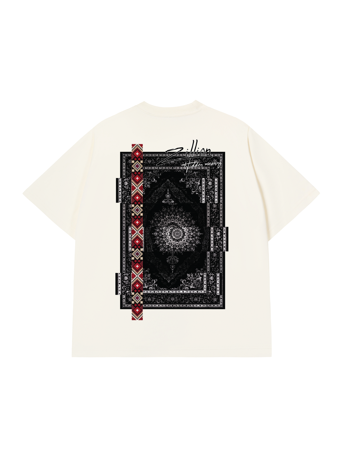 Áo Thun Relaxed Fit Zillion Black Rug