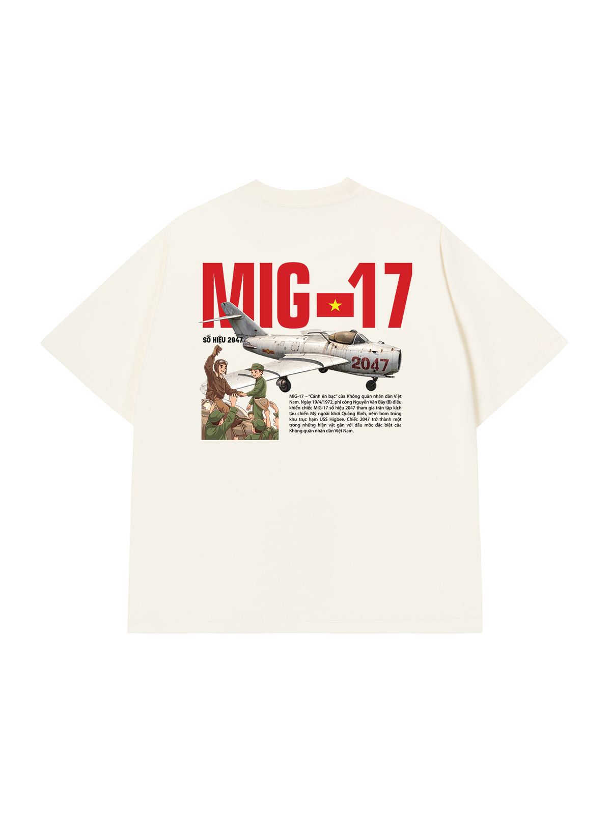 Áo Thun Relaxed Fit Mig-17