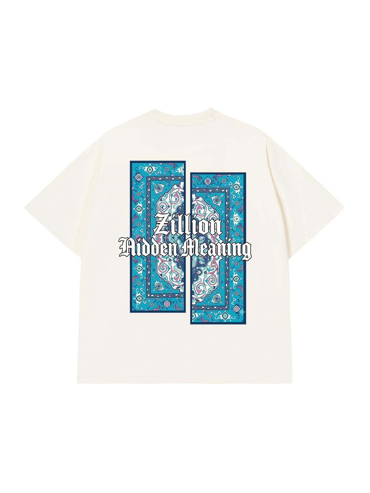 Áo Thun Relaxed Fit Zillion Blue Rug