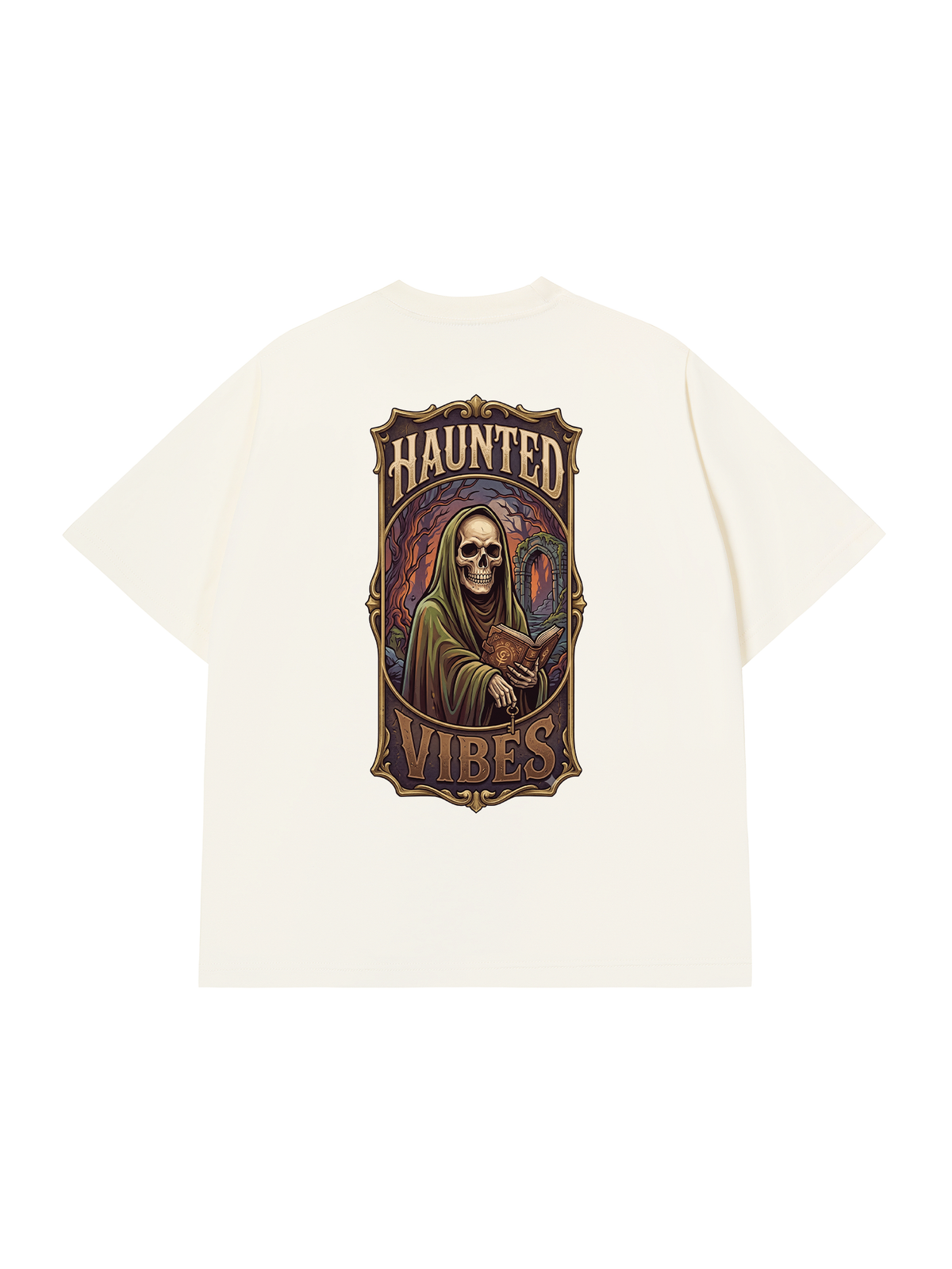 Áo Thun Relaxed Fit Haunted Vibe