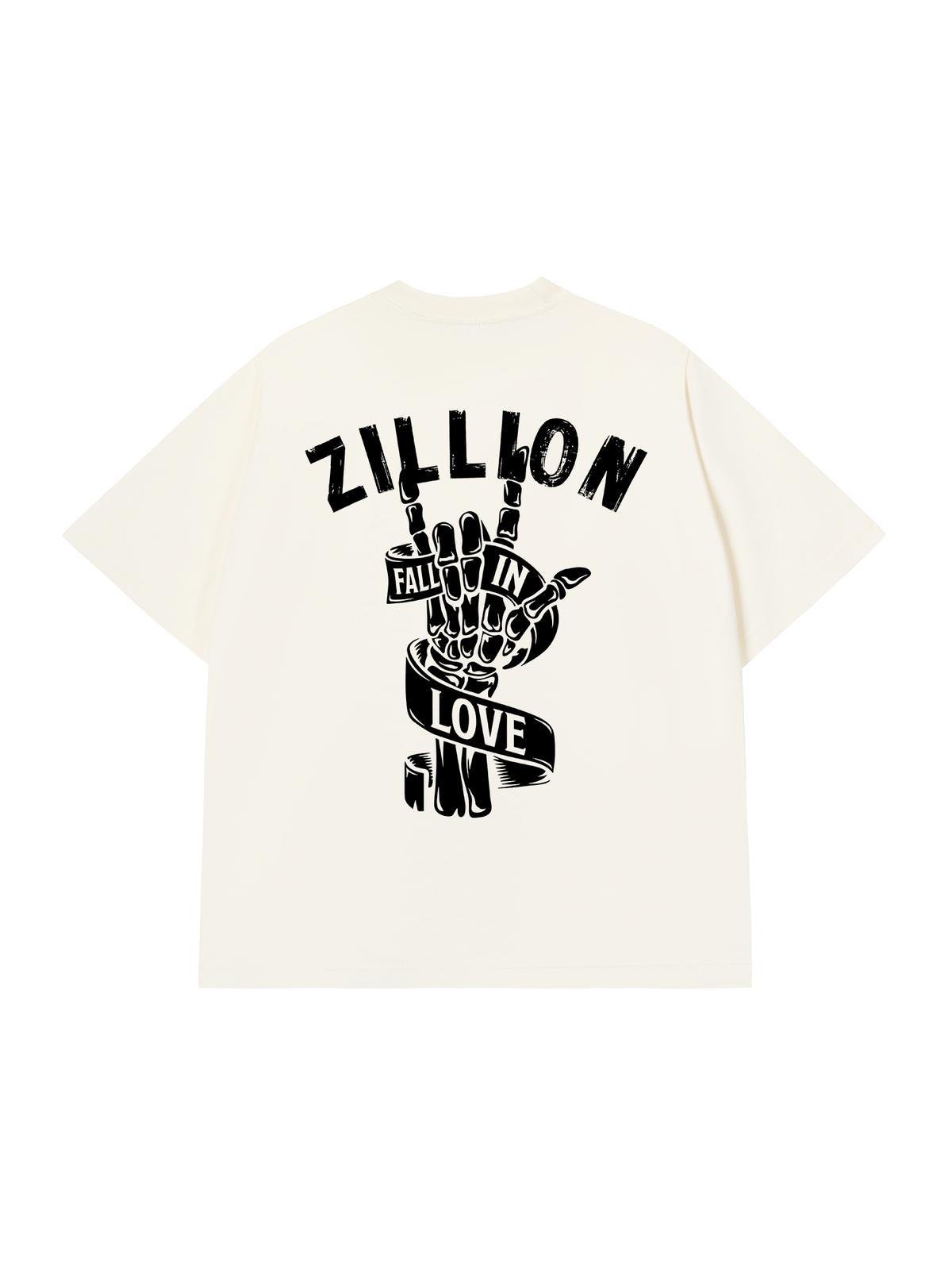 Áo Thun Relaxed Fit Skull Fall In Love