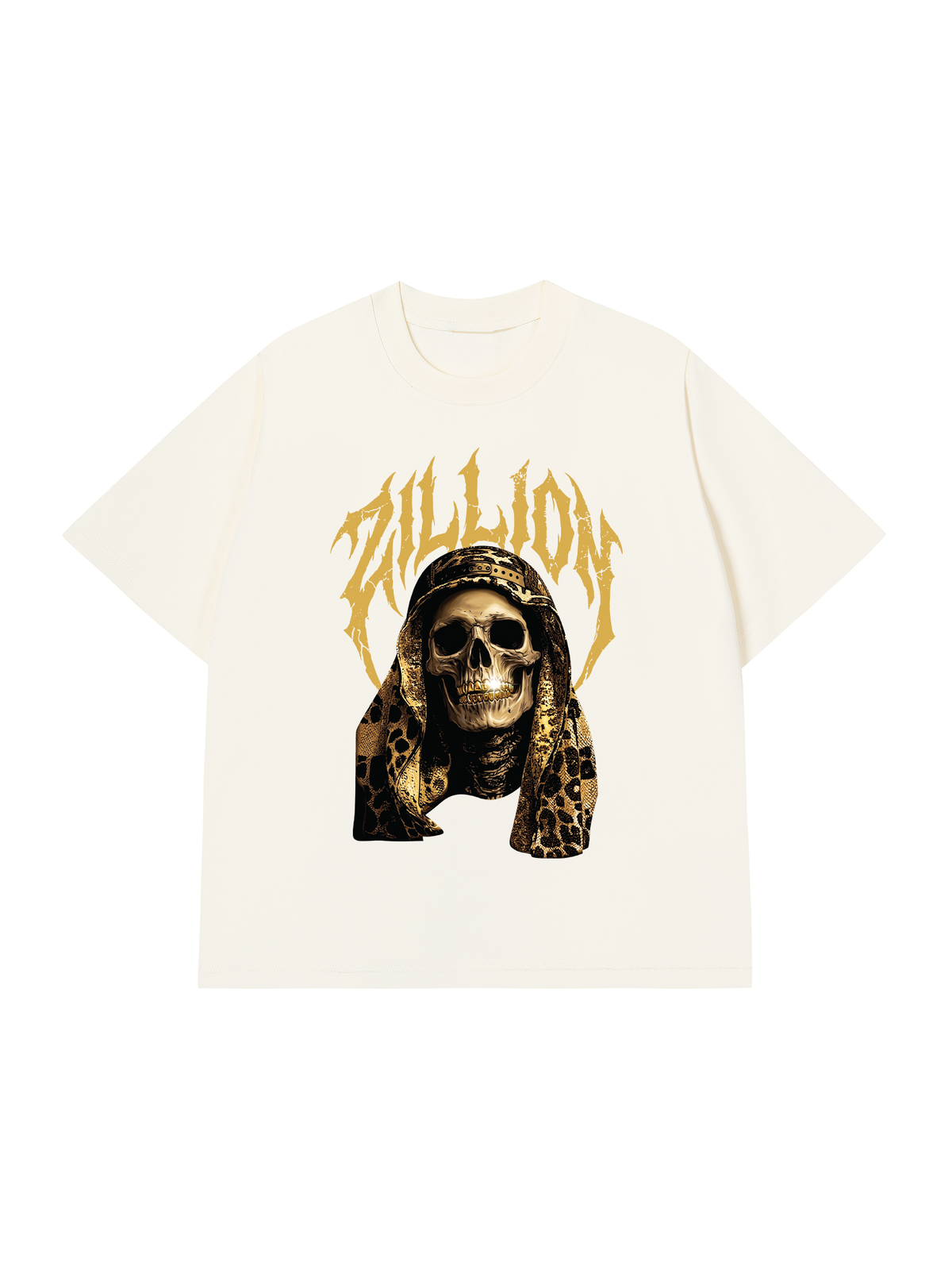 Áo Thun Relaxed Fit Golden Skull