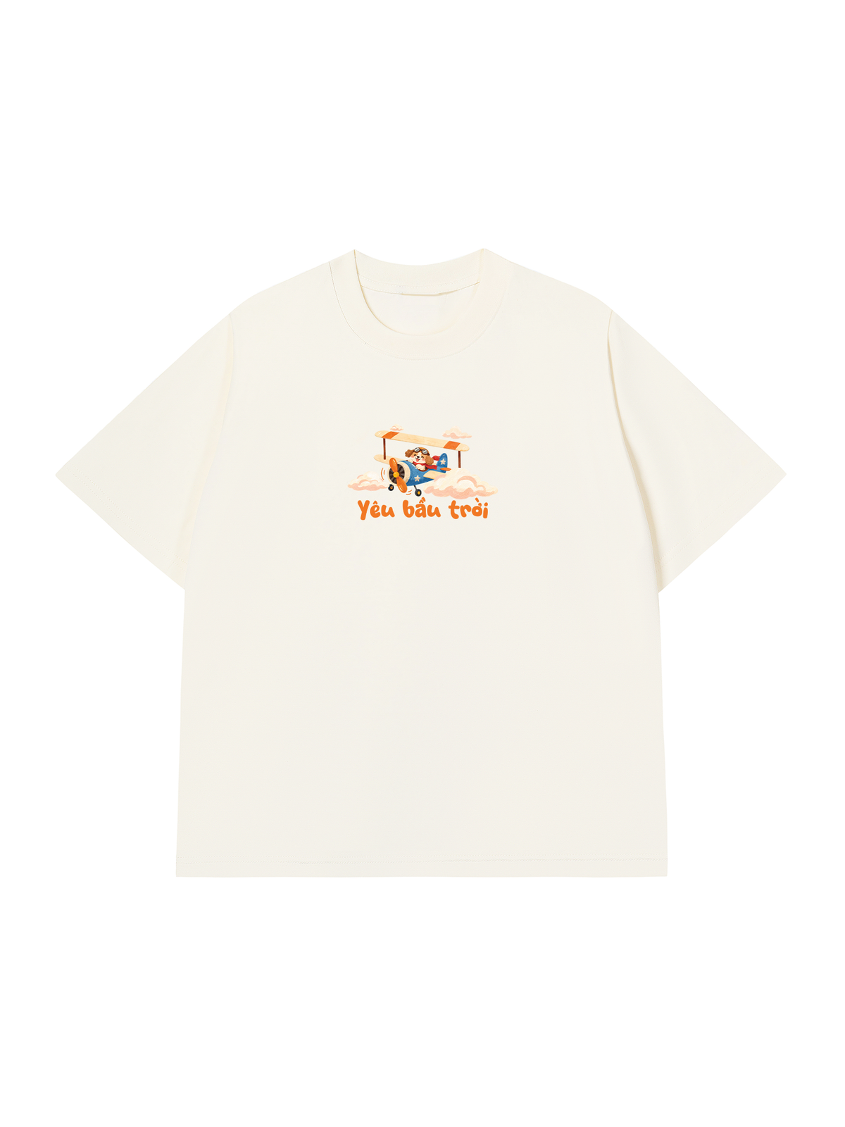 Áo Thun Relaxed Fit Yêu Bầu Trời