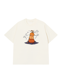 Áo Thun Relaxed Fit Sleepy Pumpkins