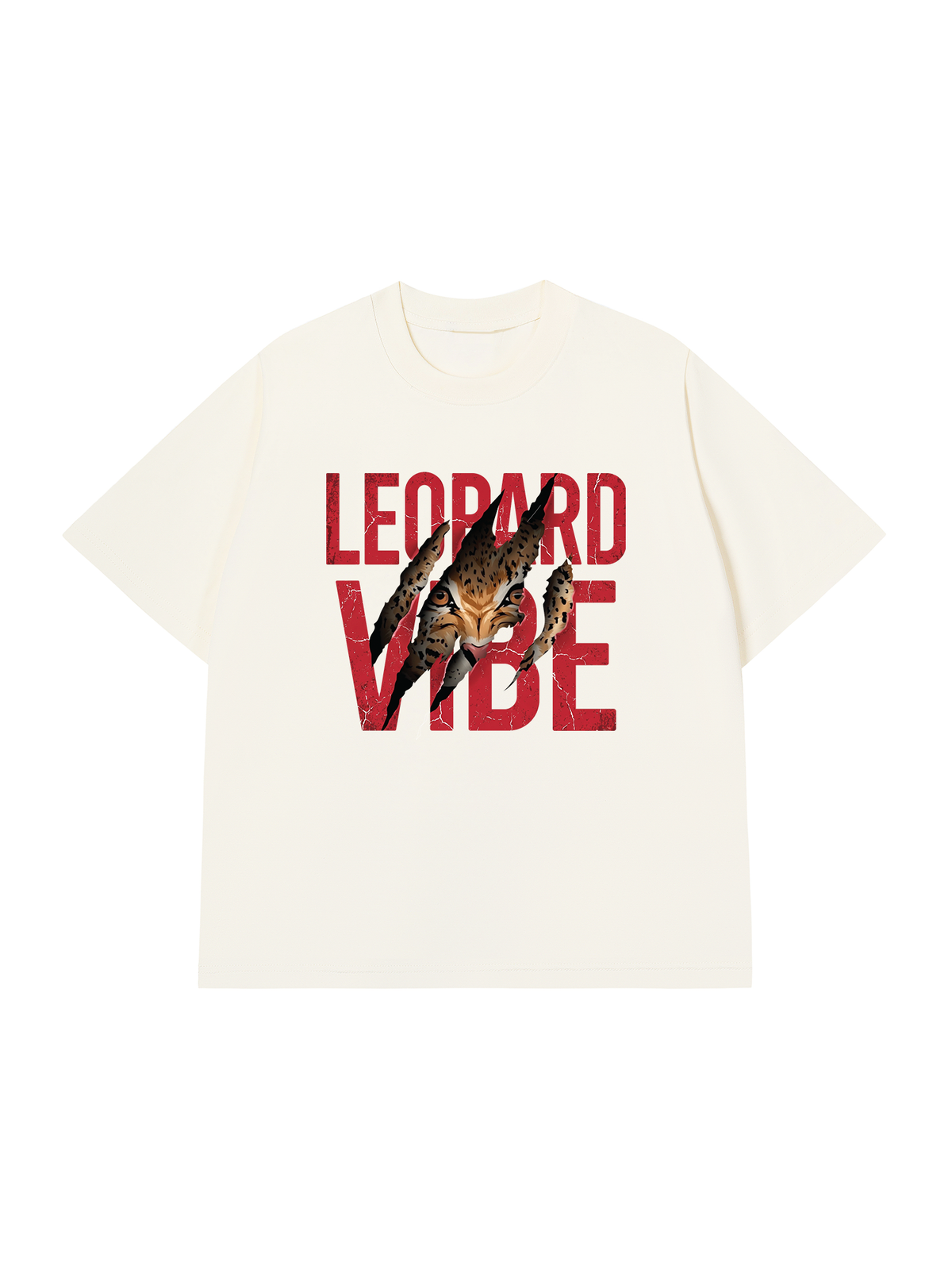 Áo Thun Relaxed Fit Leopard Rip