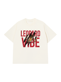 Áo Thun Relaxed Fit Leopard Rip