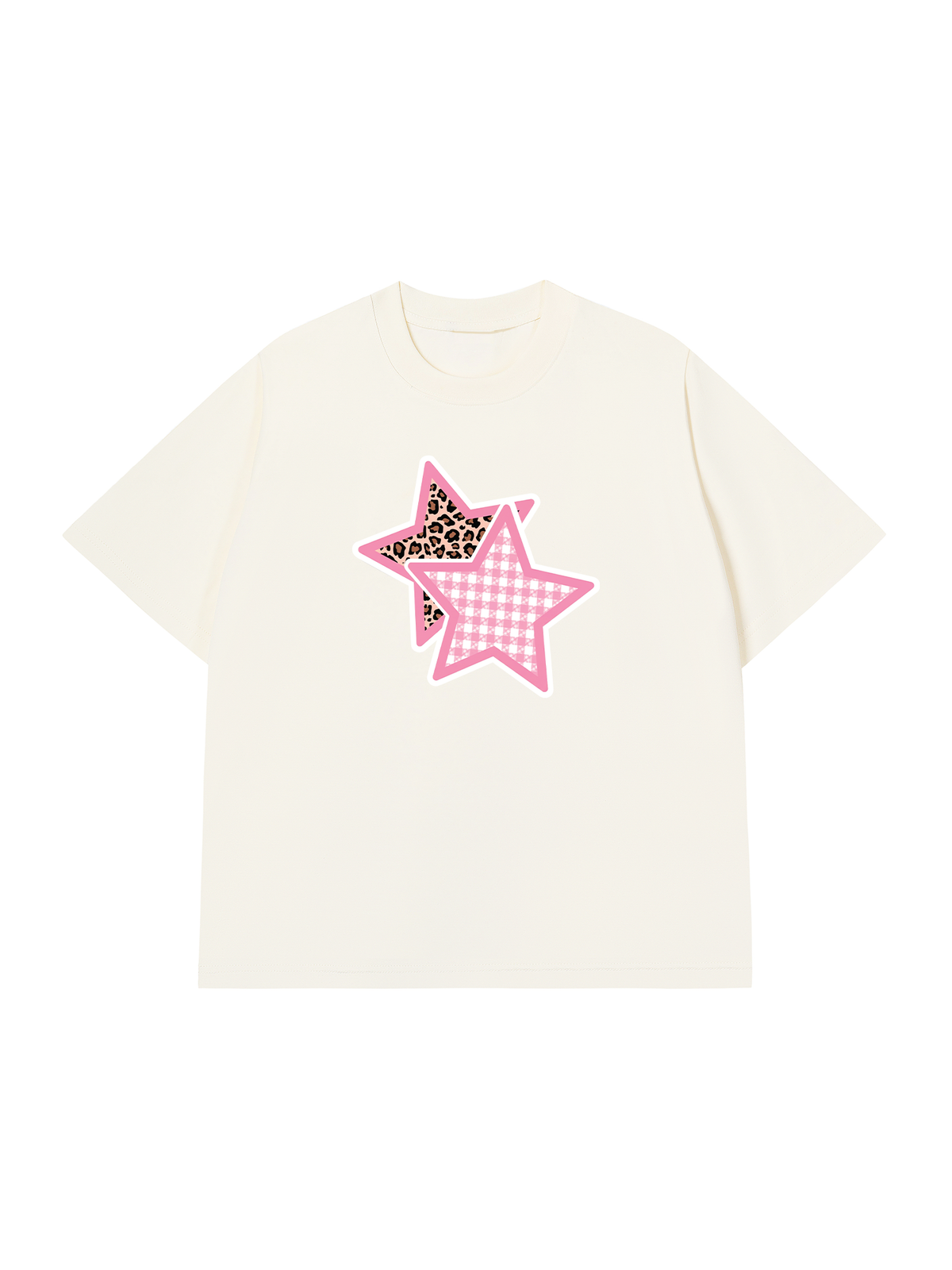 Áo Thun Relaxed Fit Leopard Star
