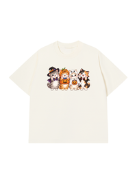 Áo Thun Relaxed Fit Meow Halloween