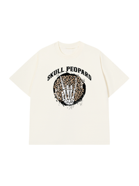 Áo Thun Relaxed Fit Skull Leopard