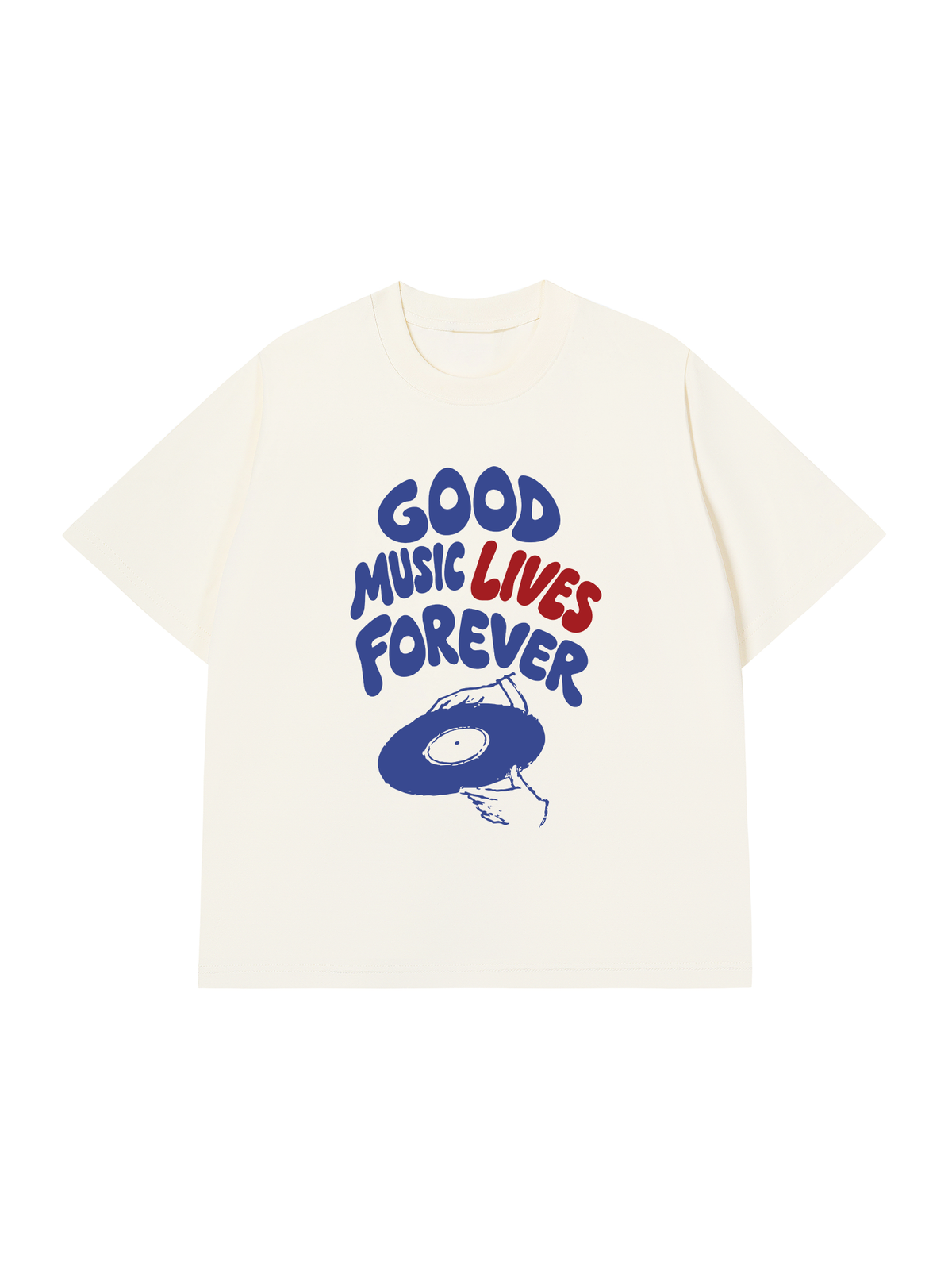 Áo Thun Relaxed Fit Good Music Lives Forever