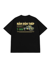 Áo Thun Relaxed Fit Nắm Đấm Thép T-90S