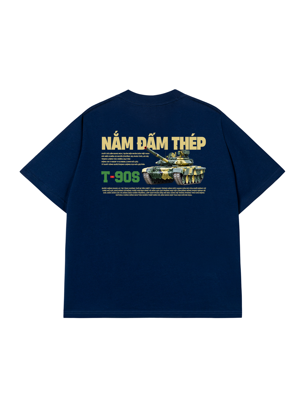 Áo Thun Relaxed Fit Nắm Đấm Thép T-90S