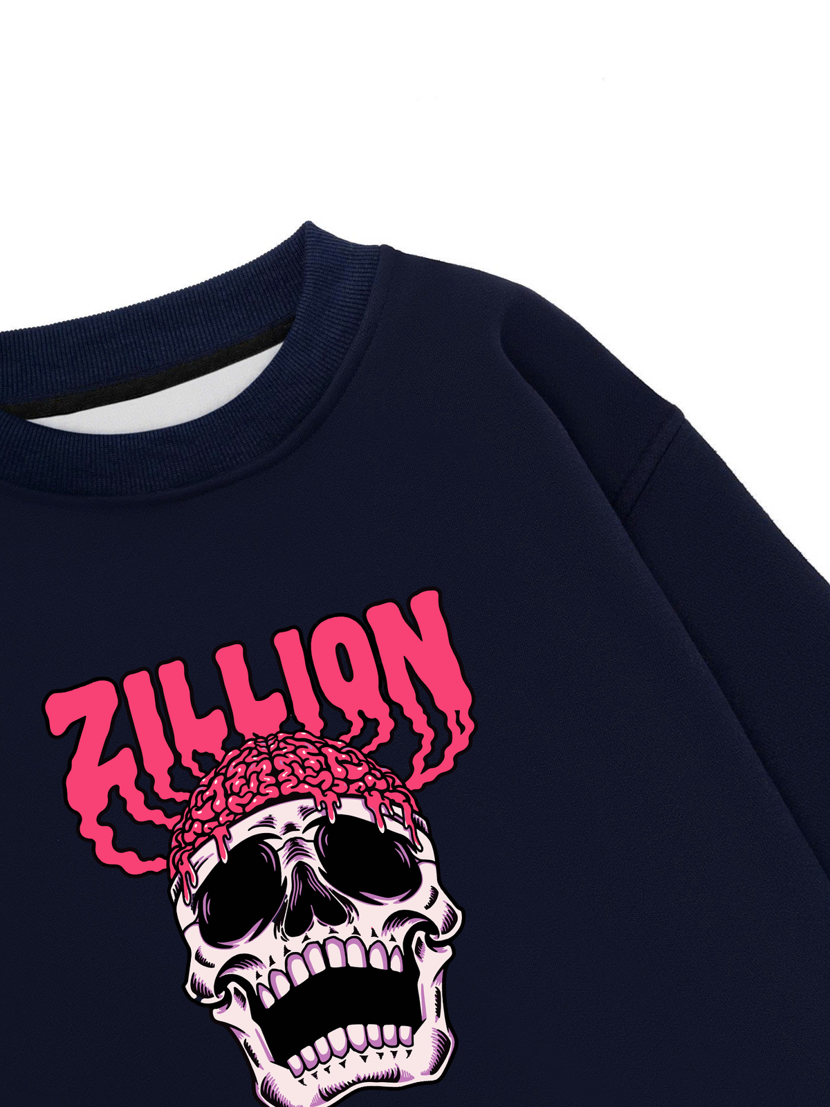 Áo Sweater Nỉ Hai Da Brain