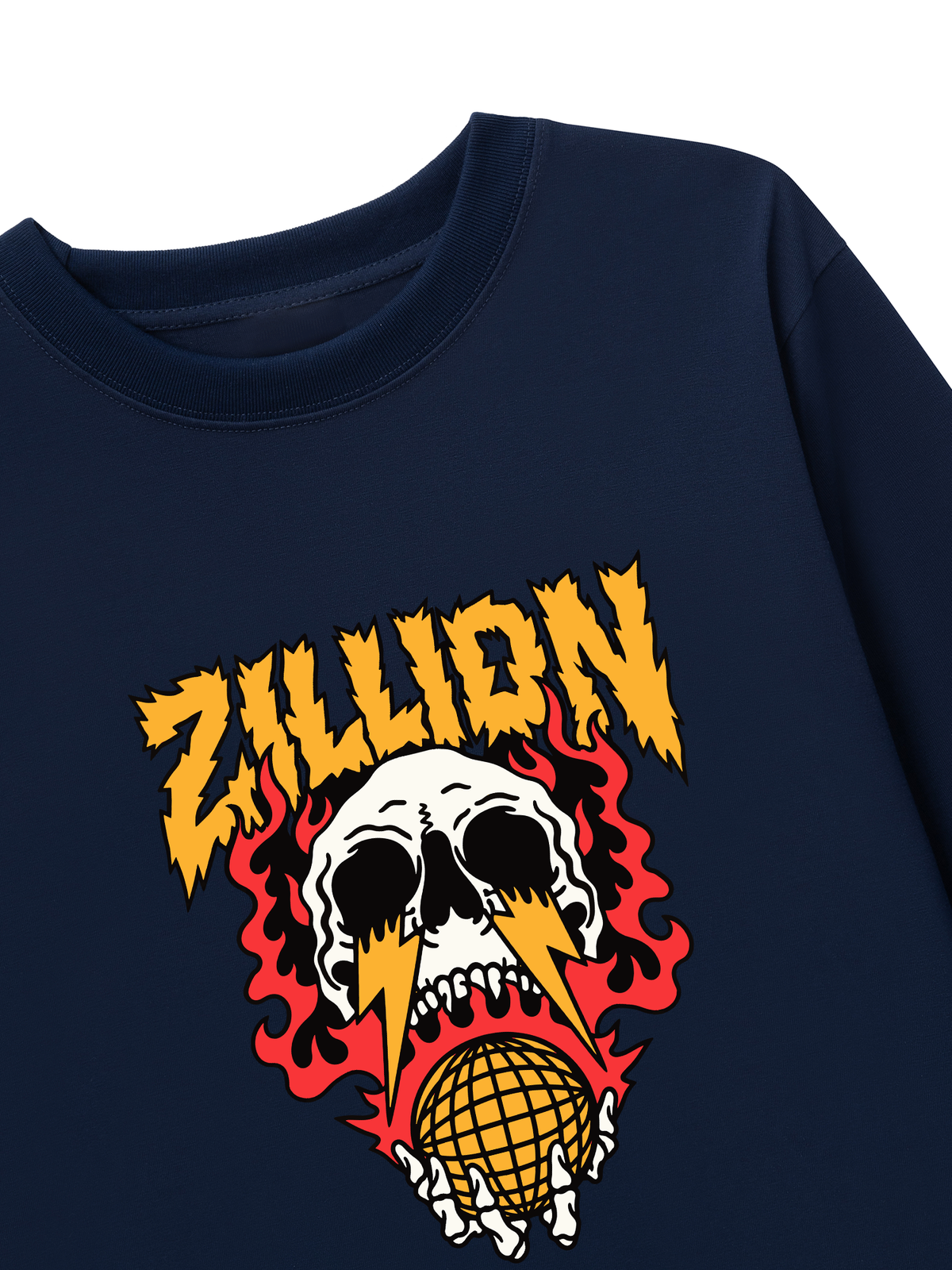 Áo Thun Dài Tay Skull Global