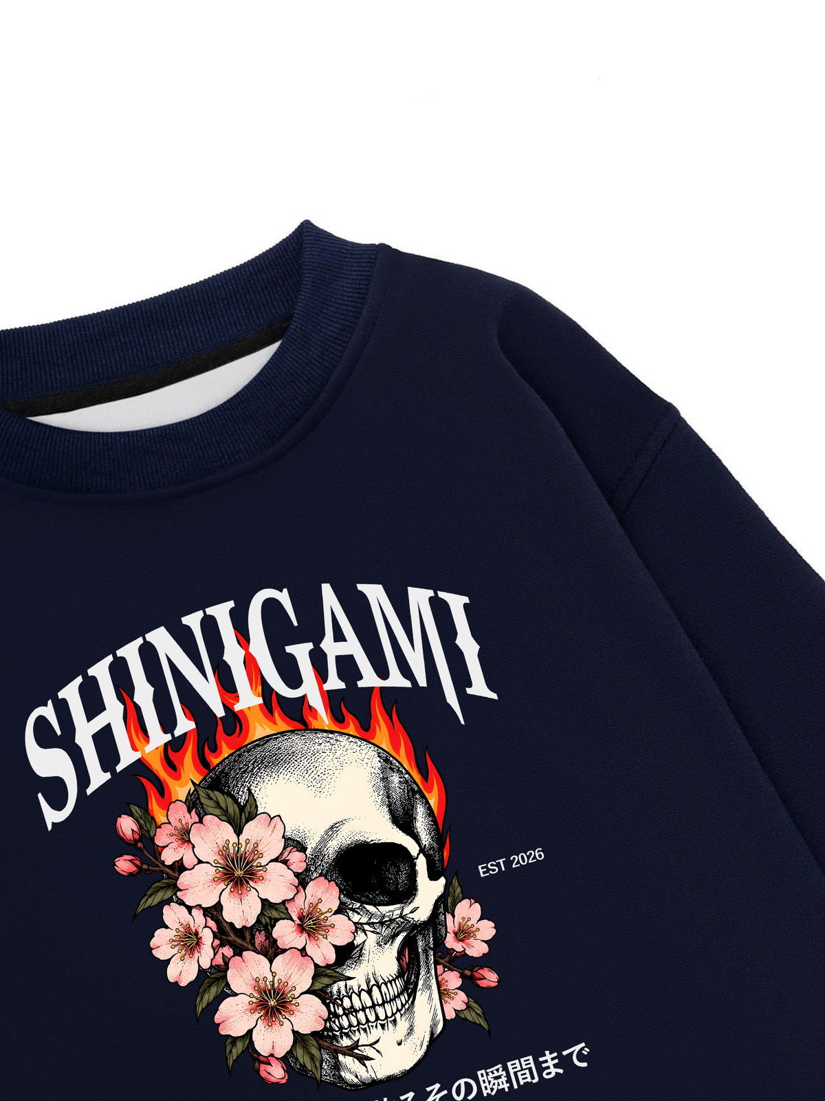 Áo Sweater Nỉ Hai Da Shinigami