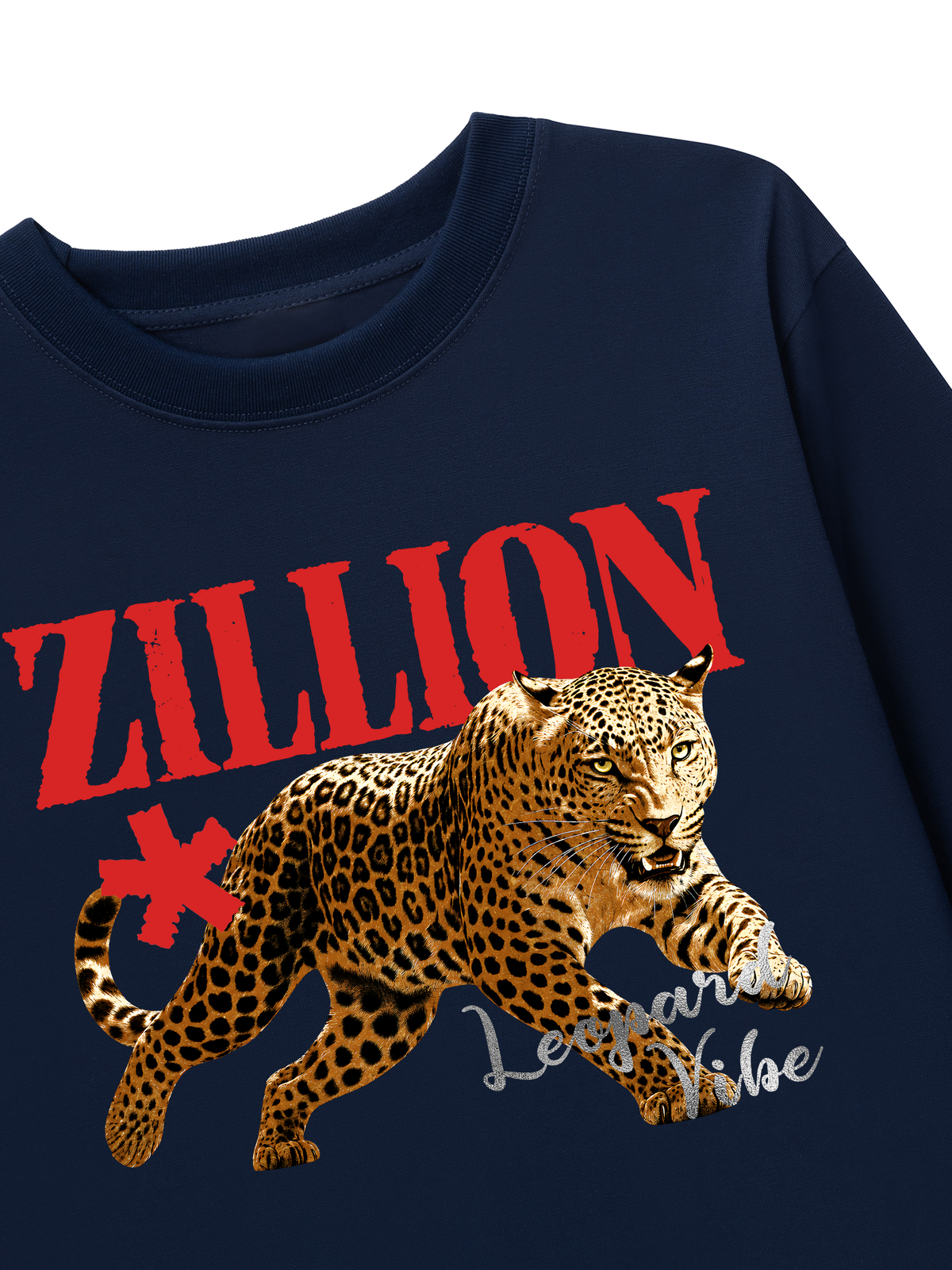 Áo Thun Dài Tay Zillion Leopard Vibe