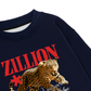 Áo Sweater Nỉ Hai Da Zillion Leopard Vibe