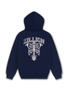 Áo Hoodie Nỉ Hai Da Body Bones Zillion