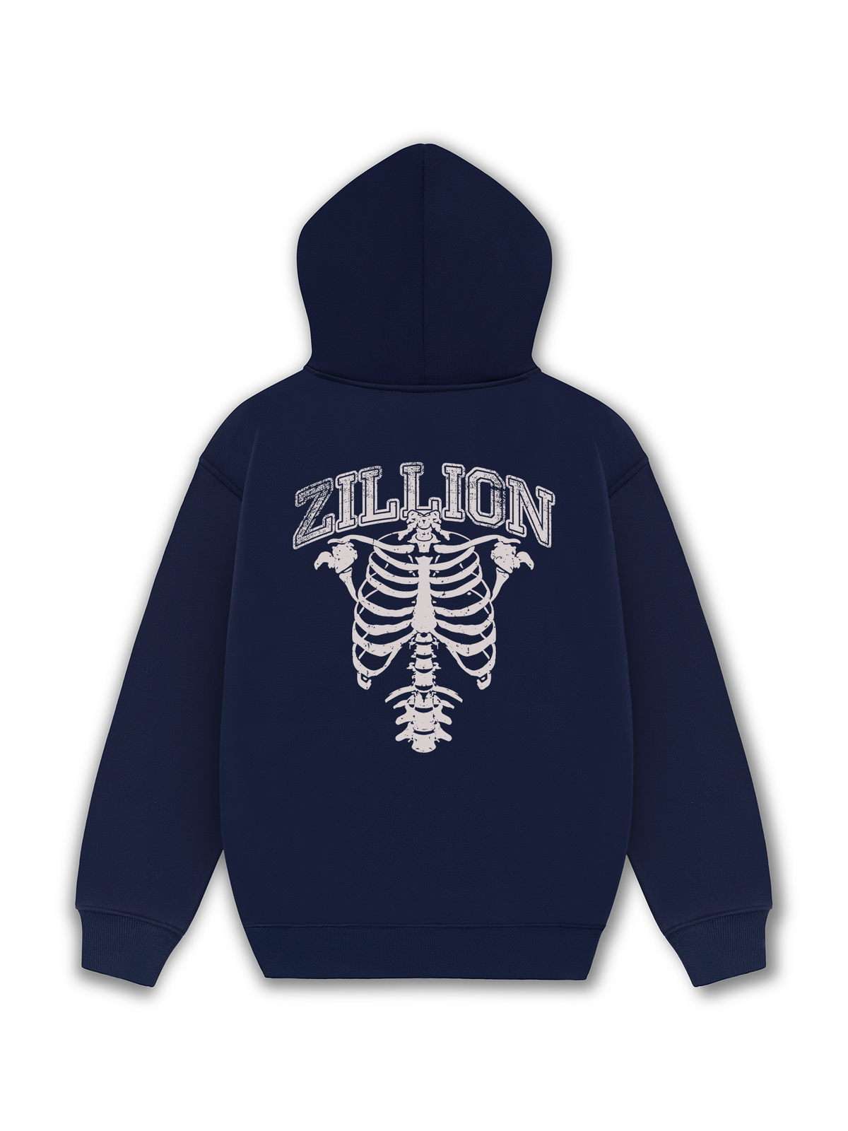 Áo Hoodie Nỉ Hai Da Body Bones Zillion
