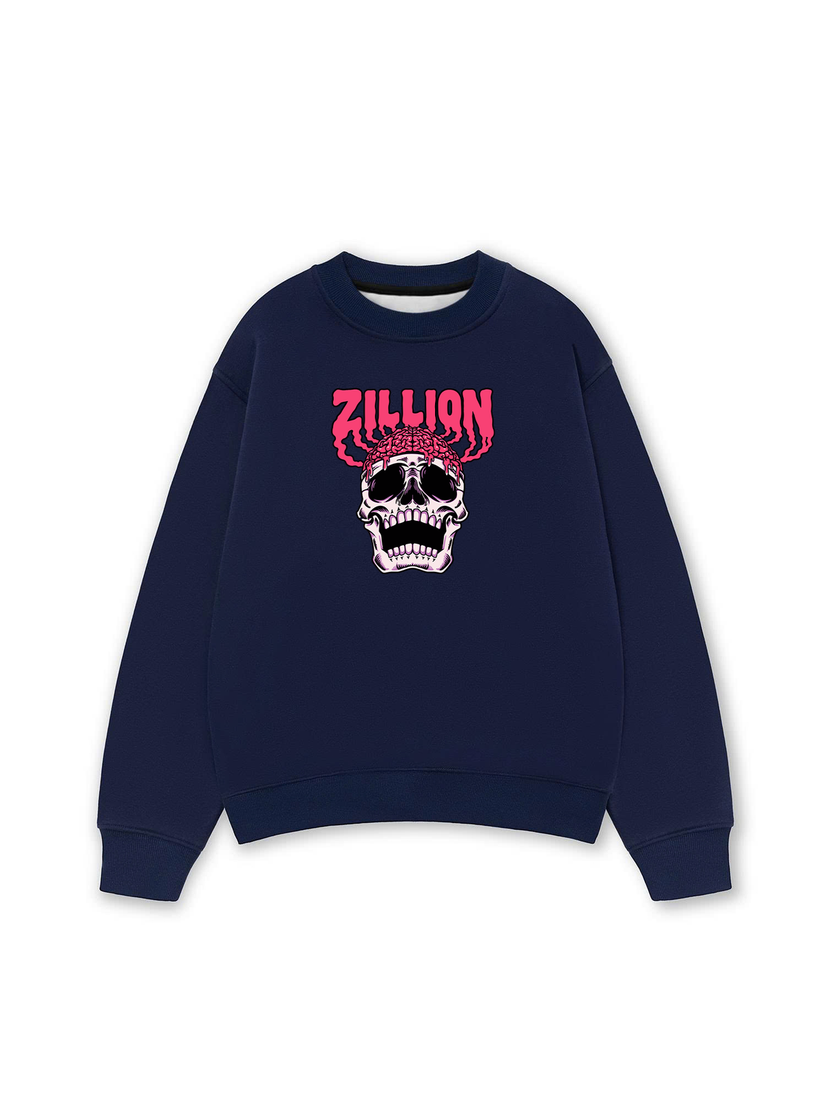 Áo Sweater Nỉ Hai Da Brain