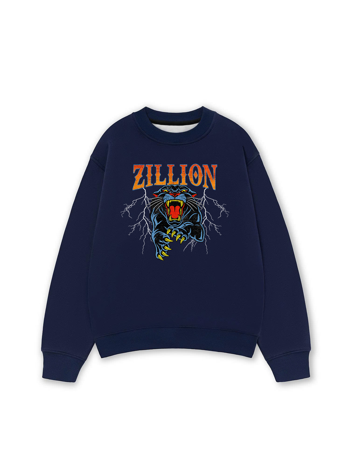 Áo Sweater Nỉ Hai Da Zillion Thunder Panther