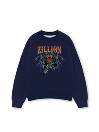 Áo Sweater Nỉ Hai Da Zillion Thunder Panther