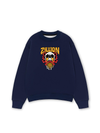 Áo Sweater Nỉ Hai Da Skull Global