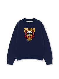 Áo Sweater Nỉ Hai Da Skull Global