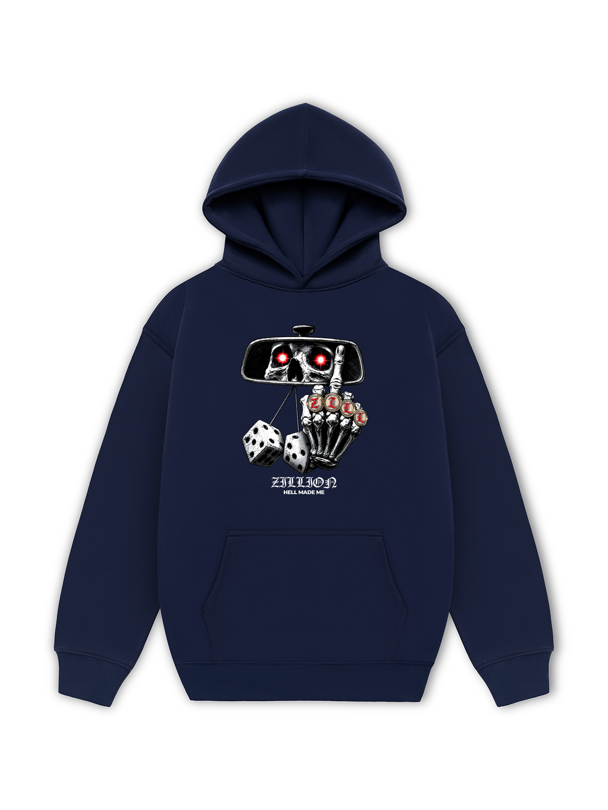 Áo Hoodie Nỉ Hai Da Hell Made Me