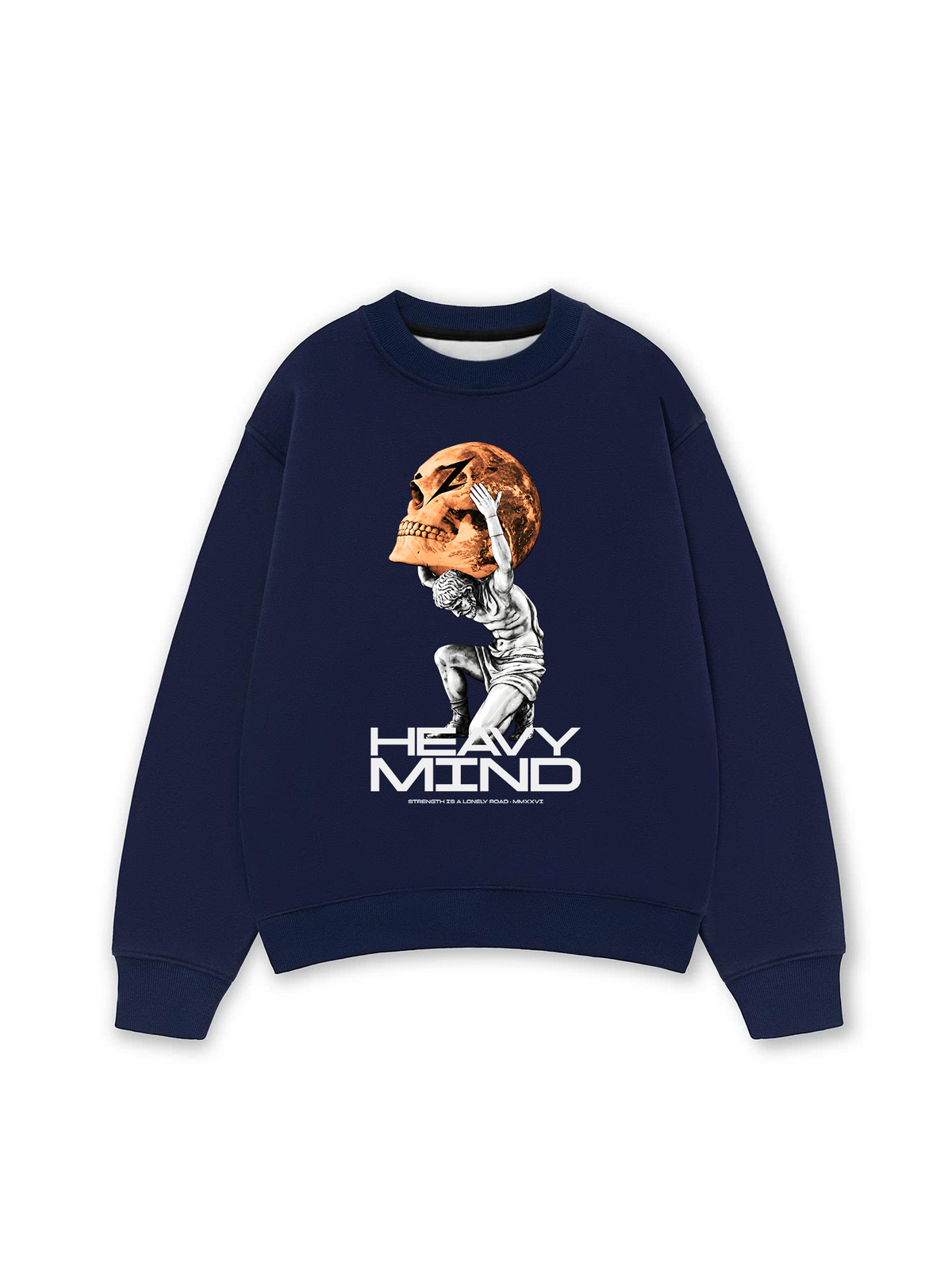Áo Sweater Nỉ Hai Da Heavy Mind