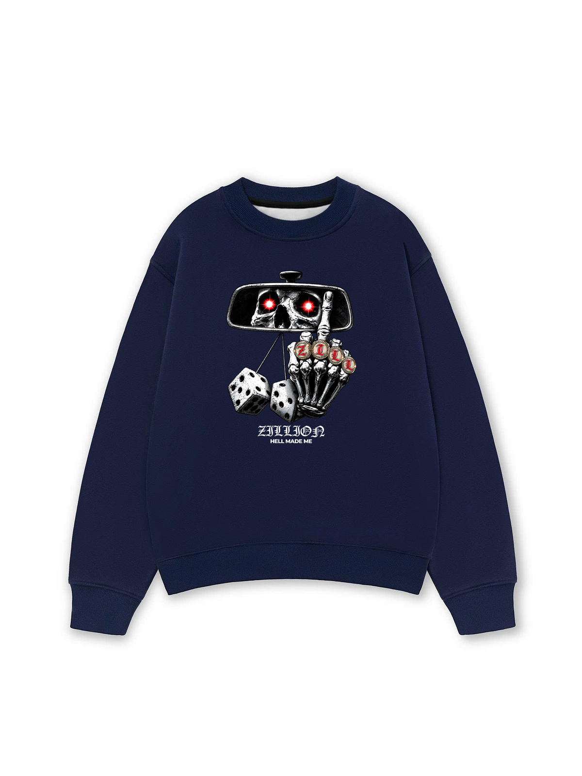 Áo Sweater Nỉ Hai Da Hell Made Me
