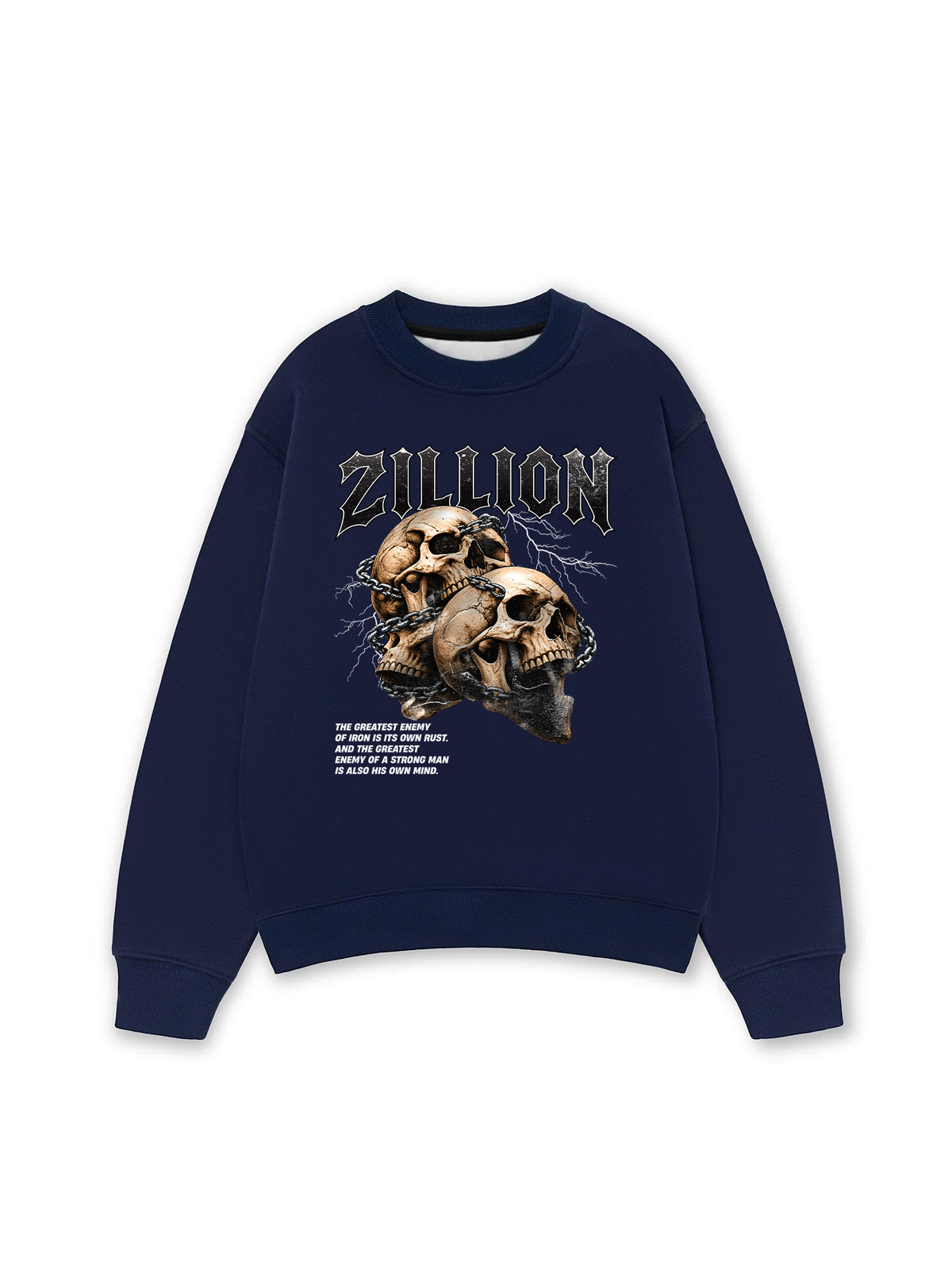 Áo Sweater Nỉ Hai Da Shackle