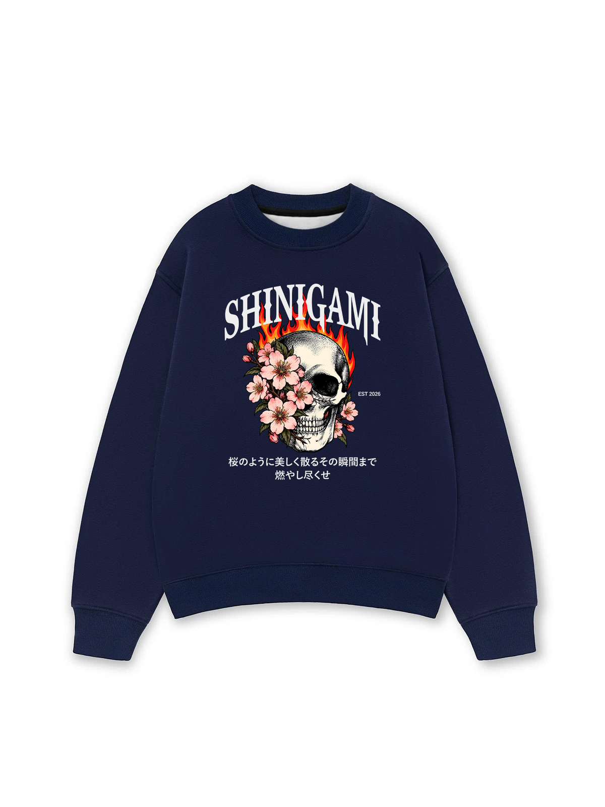 Áo Sweater Nỉ Hai Da Shinigami