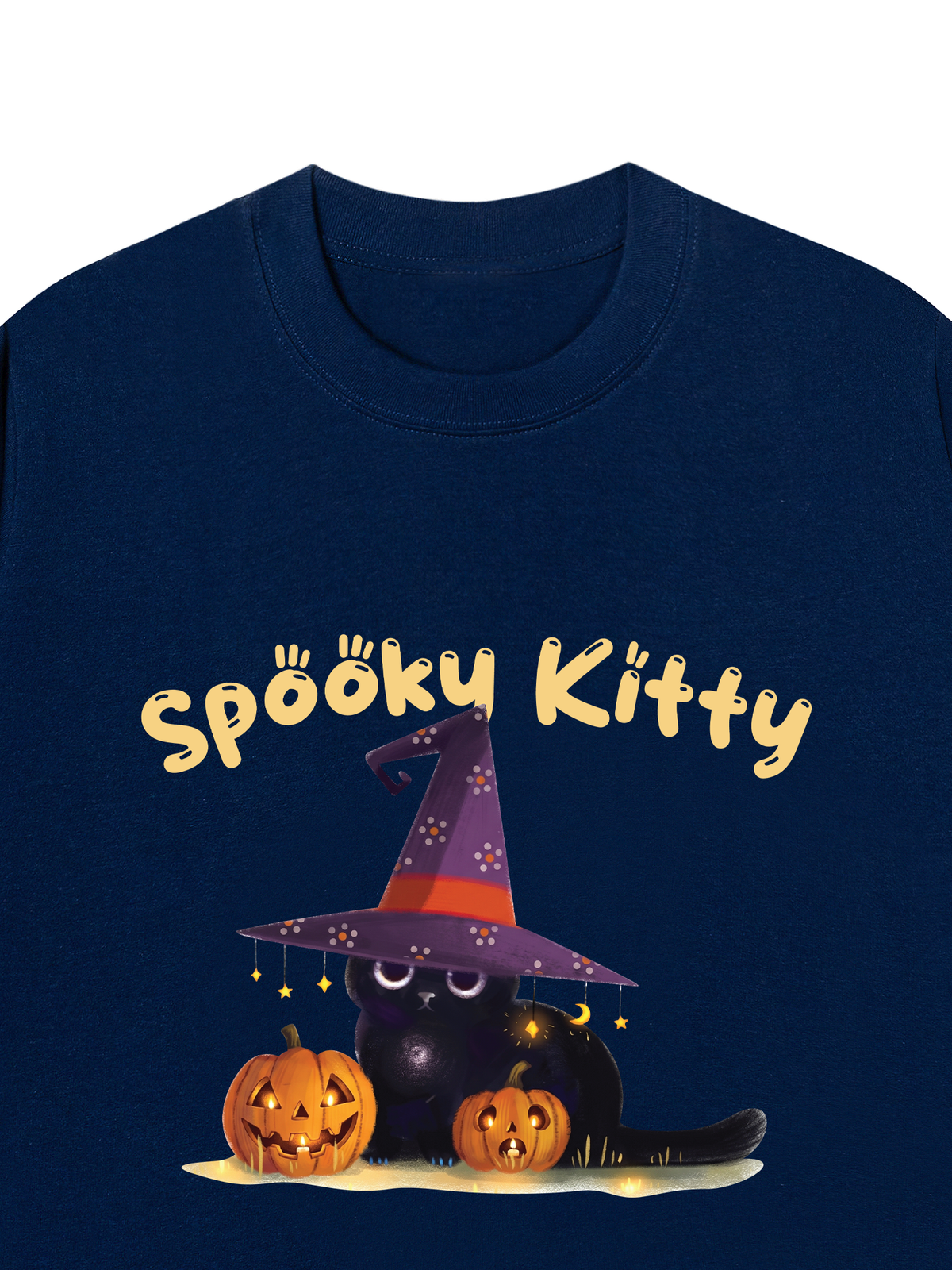 Áo Thun Relaxed Fit Spooky Kitty