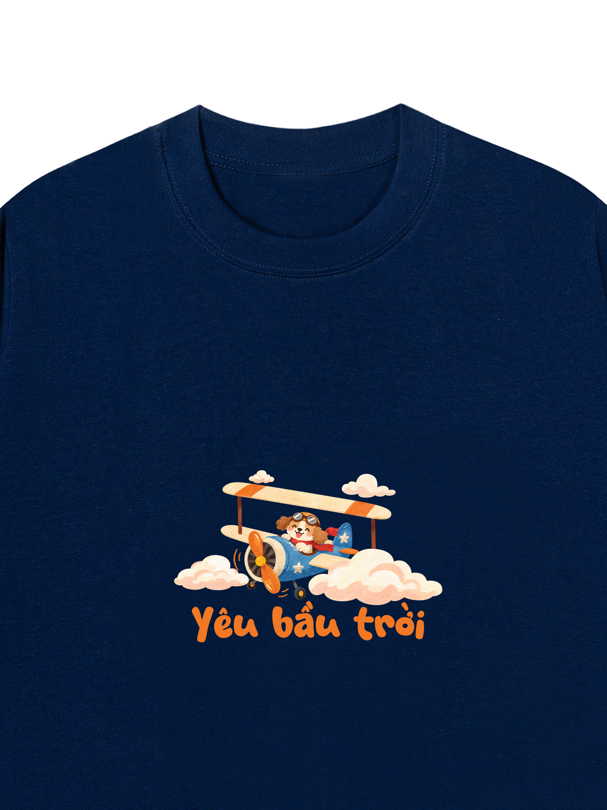 Áo Thun Relaxed Fit Yêu Bầu Trời