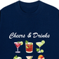 Áo Thun Relaxed Fit Cheers & Drinks